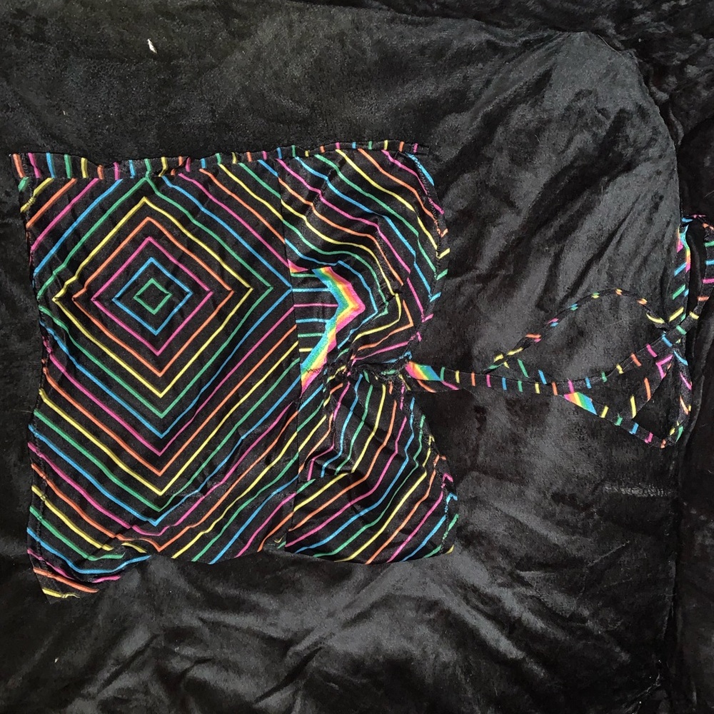 Colored Halter Crop Top